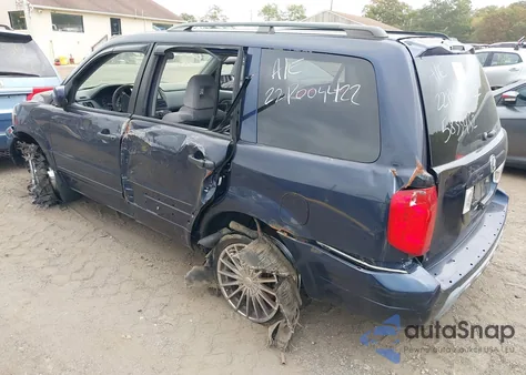 2004 Honda Pilot Ex из США, поврежденный, VIN 2HKYF18444H514487